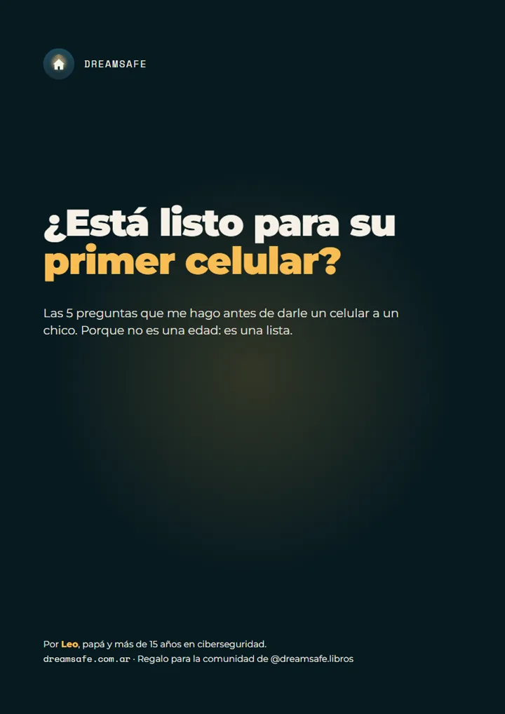 Portada del checklist ¿Está listo para su primer celular?